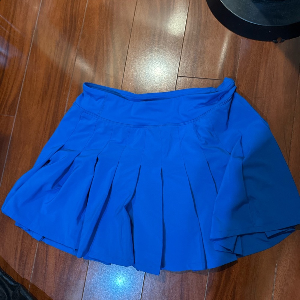 CRZ YOGA Vibrant Blue Mini Skirt